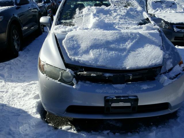 1HGFA16868L059382 - 2008 HONDA CIVIC EX Gümüş fotoğraf 9