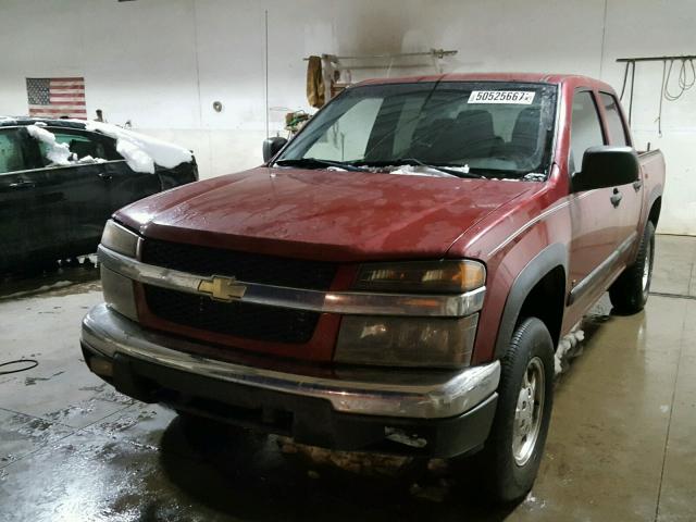 1GCDT136968315145 - 2006 CHEVROLET COLORADO RED photo 2