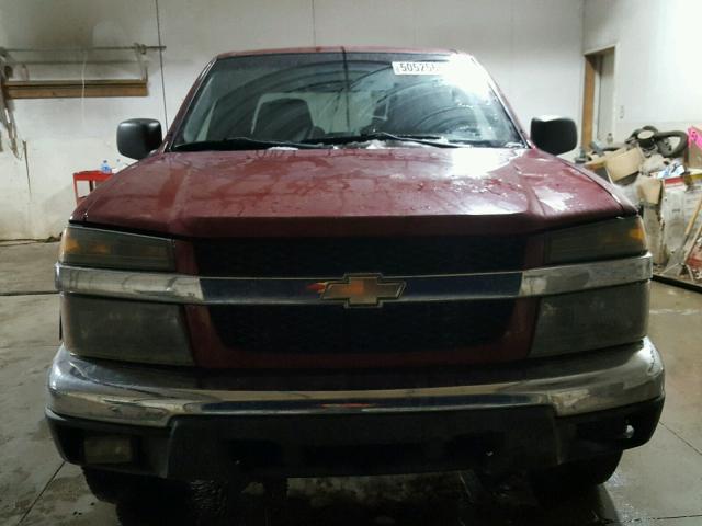 1GCDT136968315145 - 2006 CHEVROLET COLORADO RED photo 9