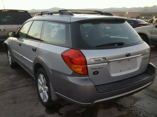 4S4BP61C067329437 - 2006 SUBARU LEGACY OUT SILVER photo 3