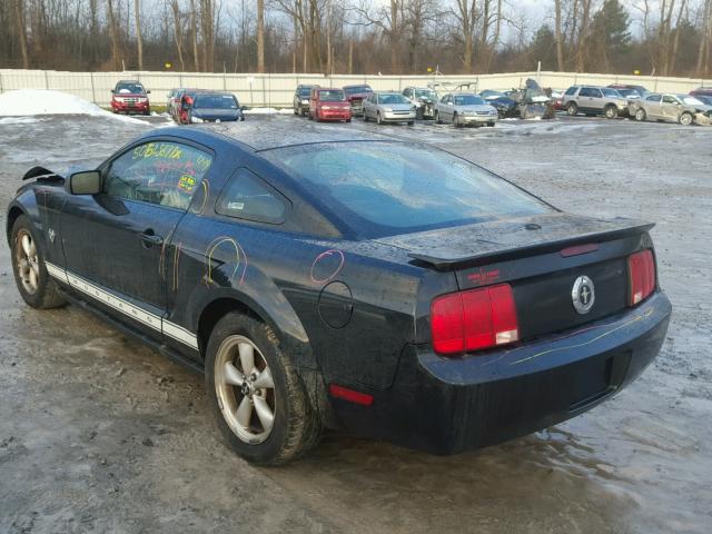 1ZVHT80NX95109342 - 2009 FORD MUSTANG BLACK photo 3