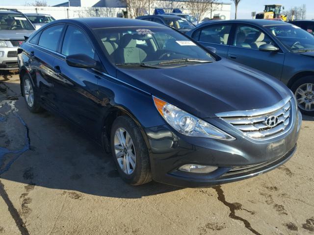 5NPEB4AC1DH762195 - 2013 HYUNDAI SONATA GLS BLUE photo 1