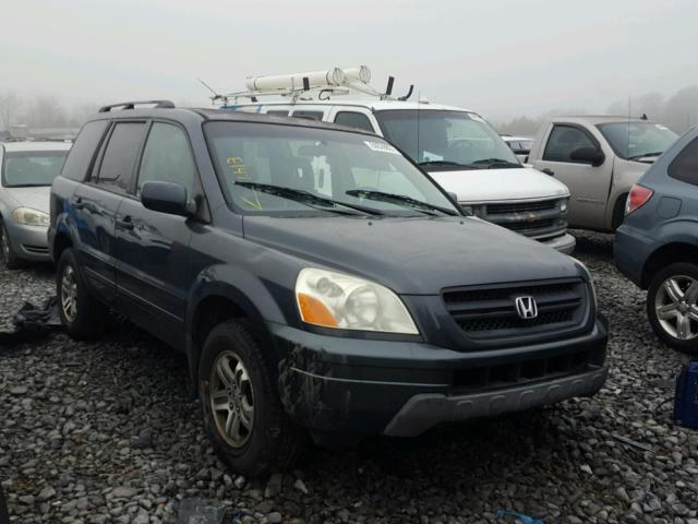 2HKYF18683H612972 - 2003 HONDA PILOT EXL GRAY photo 1