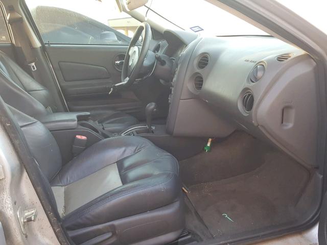 2G2WP522451213485 - 2005 PONTIAC GRAND PRIX ვერცხლისფერი ფოტო 5