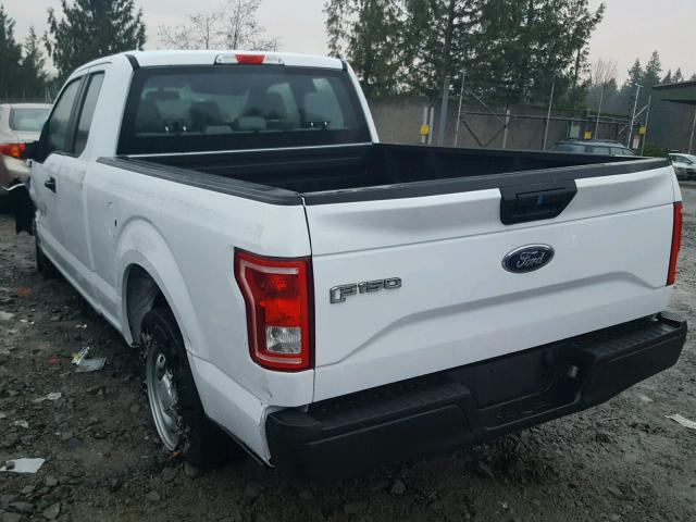 1FTEX1C81HKC36228 - 2017 FORD F150 SUPER WHITE photo 3