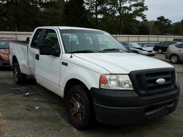 1FTRX12W27NA11654 - 2007 FORD F150 WHITE photo 1