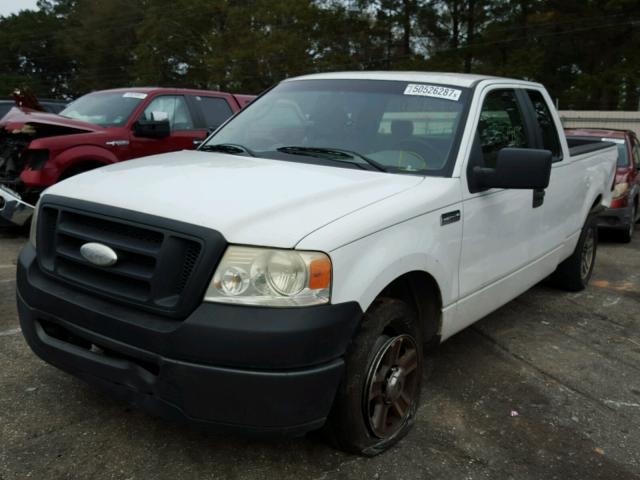 1FTRX12W27NA11654 - 2007 FORD F150 WHITE photo 2