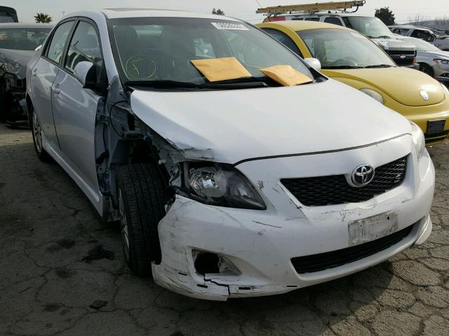 2T1BU4EE7AC455959 - 2010 TOYOTA COROLLA BA WHITE photo 1