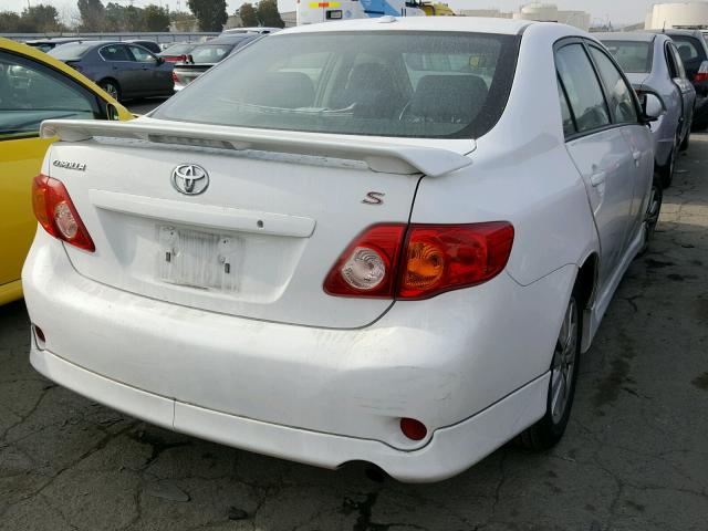 2T1BU4EE7AC455959 - 2010 TOYOTA COROLLA BA WHITE photo 4