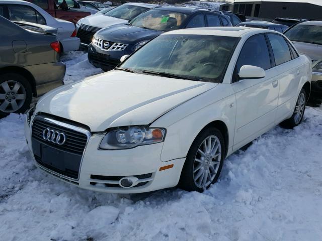 WAUDF78E26A020288 - 2006 AUDI A4 2.0T QU WHITE photo 2