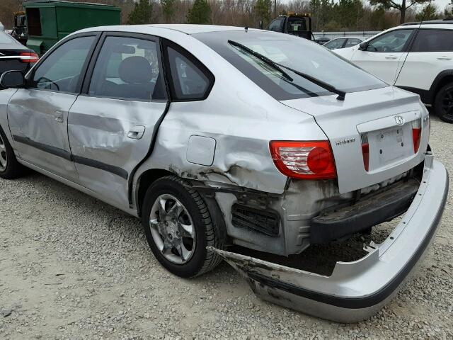 KMHDN56D55U163040 - 2005 HYUNDAI ELANTRA GL SILVER photo 9