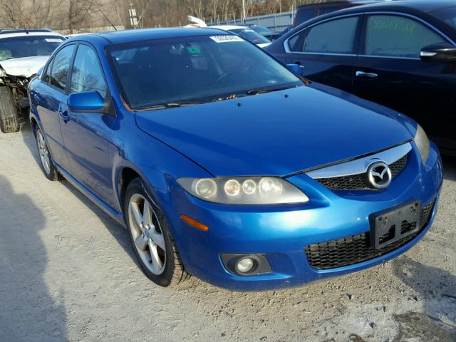 1YVHP84C165M39330 - 2006 MAZDA 6 I BLUE photo 9