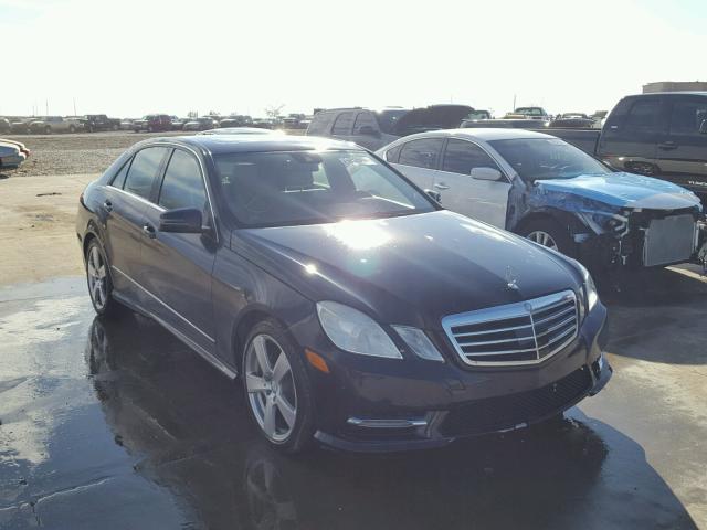 WDDHF5GB3AA103291 - 2010 MERCEDES-BENZ E 350 BLUE photo 1