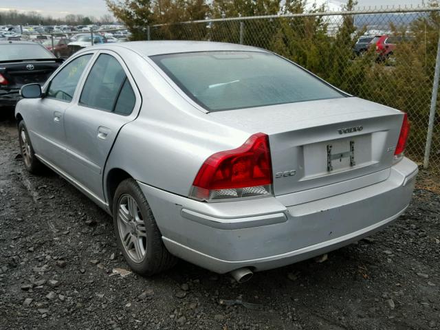 YV1RS592582699462 - 2008 VOLVO S60 2.5T SILVER photo 3