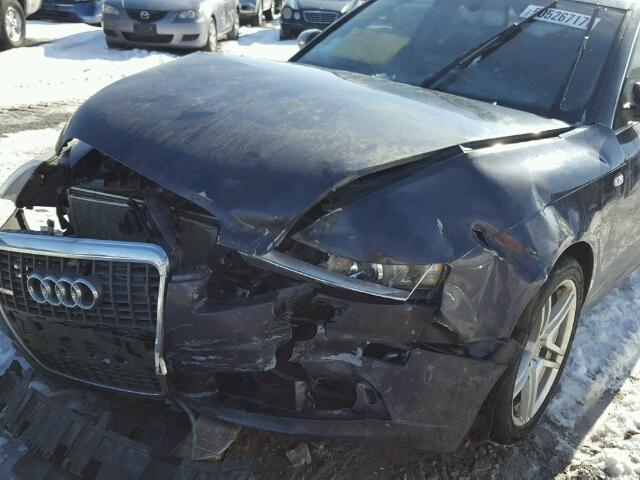 WAUEL74F16N171921 - 2006 AUDI A6 S-LINE GRAY photo 9