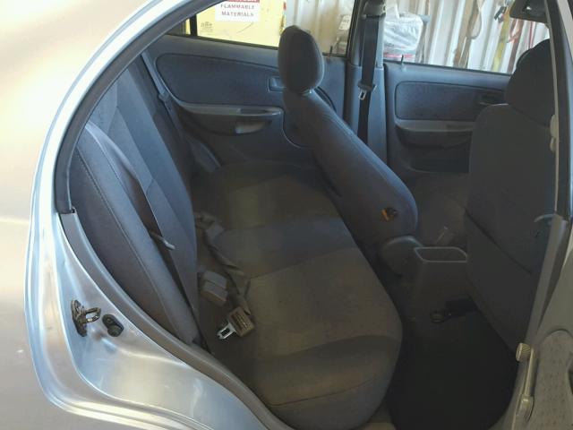 KNADC125756391625 - 2005 KIA RIO GRAY photo 6