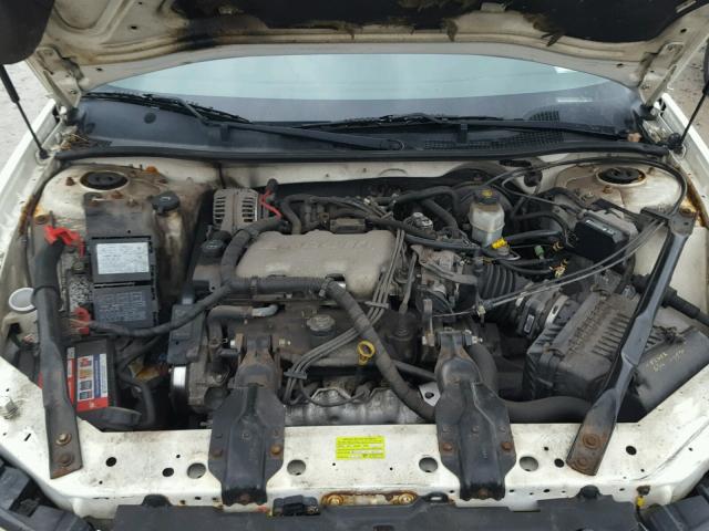 2G1WF52E349461521 - 2004 CHEVROLET IMPALA WHITE photo 7