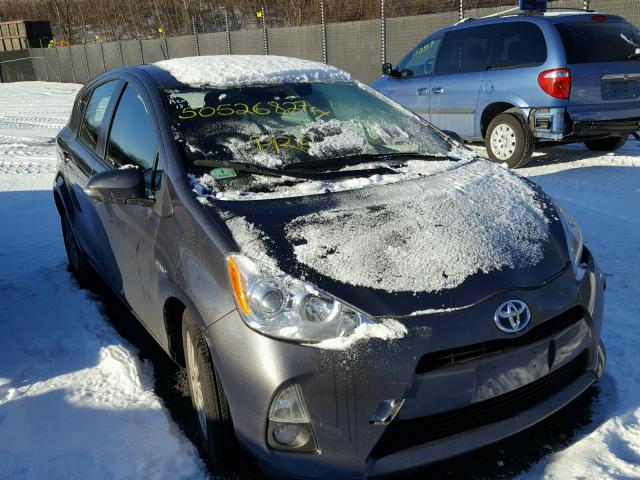 JTDKDTB32E1075290 - 2014 TOYOTA PRIUS C GRAY photo 1