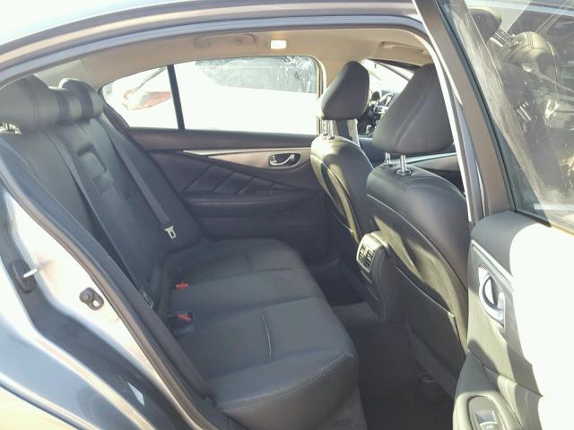 JN1BV7AP2EM685247 - 2014 INFINITI Q50 BASE SILVER photo 6