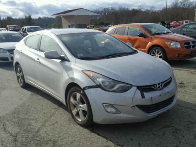 5NPDH4AE6CH063428 - 2012 HYUNDAI ELANTRA GL SILVER photo 1