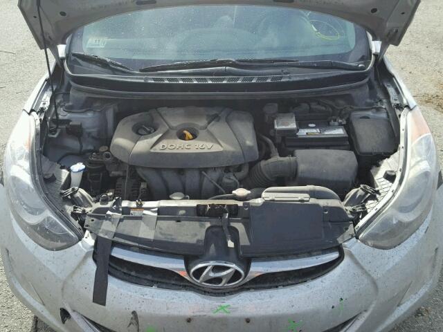 5NPDH4AE6CH063428 - 2012 HYUNDAI ELANTRA GL SILVER photo 7