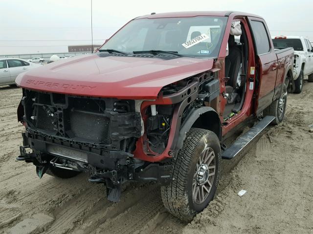 1FT7W2BT7HEC61639 - 2017 FORD F250 SUPER RED photo 2