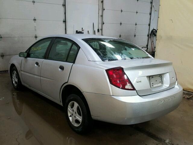 1G8AG54F44Z118821 - 2004 SATURN ION LEVEL SILVER photo 3