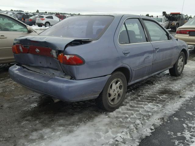 1N4AB41D7XC706565 - 1999 NISSAN SENTRA BAS BLUE photo 4