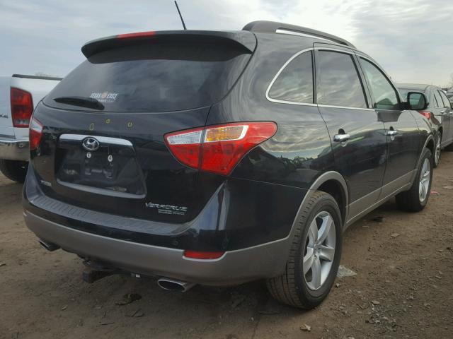 KM8NUDCC3BU176829 - 2011 HYUNDAI VERACRUZ G BLACK photo 4