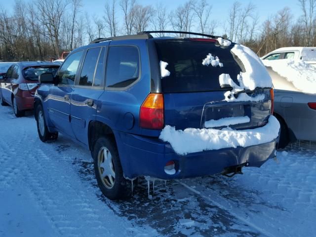 1GKDT13S552214932 - 2005 GMC ENVOY BLUE photo 3