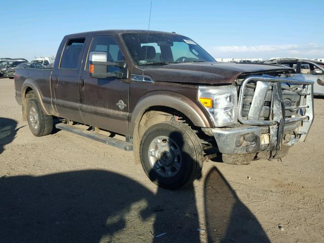 1FT7W2BT6CEB16889 - 2012 FORD F250 SUPER BROWN photo 1