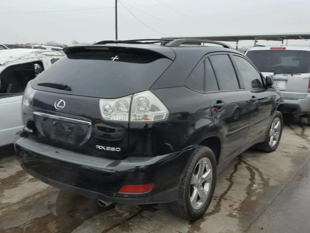 2T2GK31U37C009279 - 2007 LEXUS RX 350 BLACK photo 4