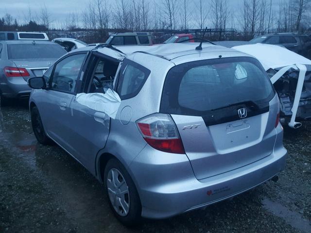 JHMGE8H35DC020888 - 2013 HONDA FIT GRAY photo 3