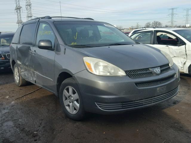 5TDZA23C95S264232 - 2005 TOYOTA SIENNA CE GRAY photo 1