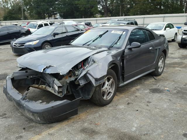 1FAFP40473F331858 - 2003 FORD MUSTANG GRAY photo 2