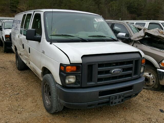 1FTSS3EL5DDA34666 - 2013 FORD ECONOLINE WHITE photo 1