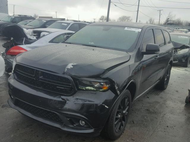 1C4RDJDG3GC460531 - 2016 DODGE DURANGO LI BLACK photo 2