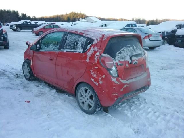 KL8CA6S93FC717503 - 2015 CHEVROLET SPARK LS RED photo 3