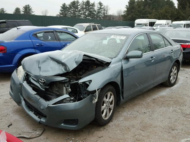 4T1BF3EK1BU612640 - 2011 TOYOTA CAMRY BASE GREEN photo 2