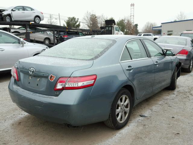 4T1BF3EK1BU612640 - 2011 TOYOTA CAMRY BASE GREEN photo 4