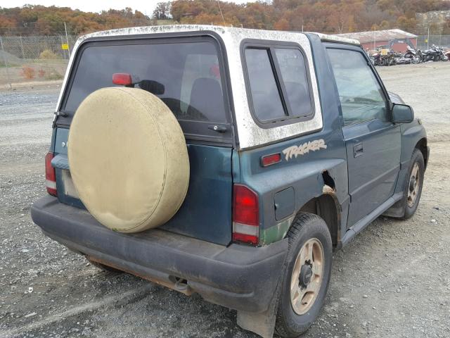 2CNBJ1863V6903970 - 1997 GEO TRACKER GREEN photo 4