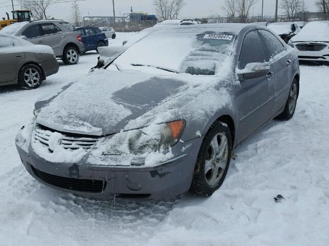 JH4KB16305C800277 - 2005 ACURA RL GRAY photo 2