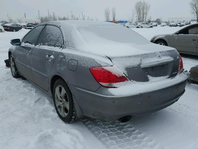 JH4KB16305C800277 - 2005 ACURA RL GRAY photo 3