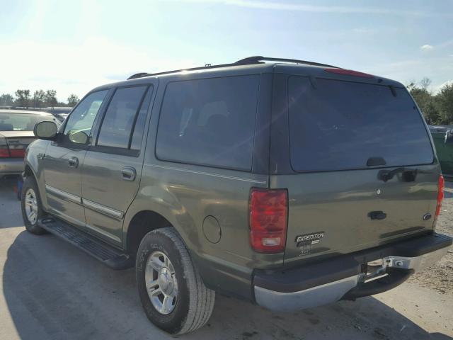 1FMRU15W41LA63273 - 2001 FORD EXPEDITION GREEN photo 3