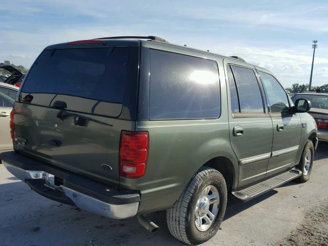 1FMRU15W41LA63273 - 2001 FORD EXPEDITION GREEN photo 4