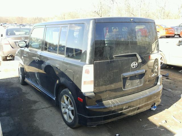 JTLKT324364071040 - 2006 TOYOTA SCION XB Negro foto 3