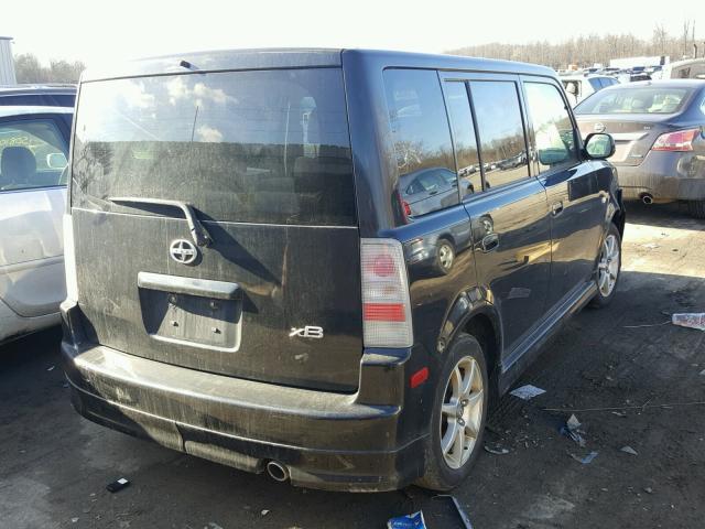 JTLKT324364071040 - 2006 TOYOTA SCION XB Negro foto 4