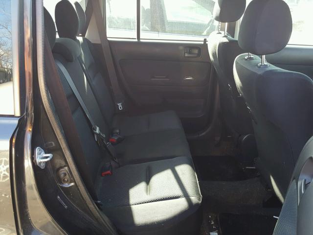 JTLKT324364071040 - 2006 TOYOTA SCION XB Negro foto 6