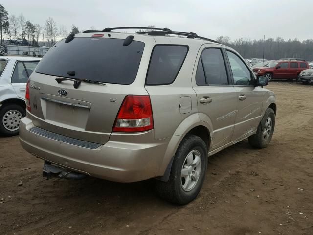 KNDJD733065646044 - 2006 KIA SORENTO EX GOLD photo 4