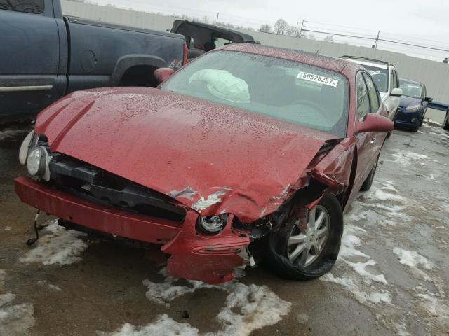 2G4WC582781166211 - 2008 BUICK LACROSSE C RED photo 2